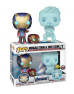 Фигурка Голограмма Тони Старка и Морган в шлеме светящиеся (Hologram Tony Stark and Morgan with Helmet GitD 2-pack из фильма Мстители: Финал