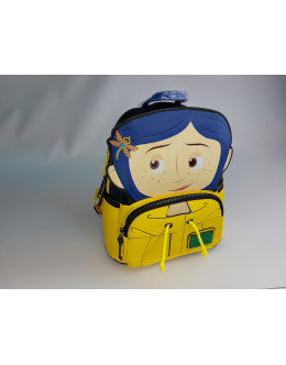 Сумка рюкзак Коралина Coraline in Raincoat из мультика Коралина в Стране Кошмаров Loungefly Сумка рюкзак Коралина Coraline in Raincoat из мультика Коралина в Стране Кошмаров Loungefly